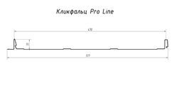 Чертеж панелей Кликфальц Pro Line Grand Line