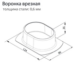 Чертёж Врезной воронки